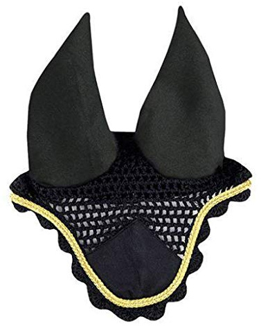 HKM 33879172 Fliegenhaube, M, schwarz/gold