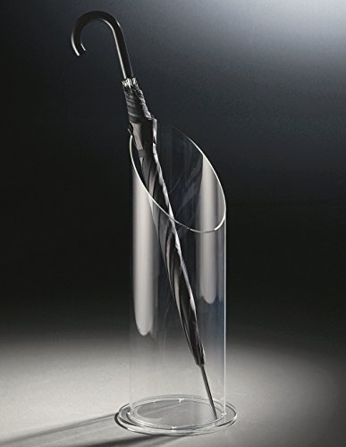 Hochwertiger Acryl-Glas Regenschirmständer, klar, Ø 20 cm, H 60 cm, Acryl-Glas-Stärke Zylinder 3 mm