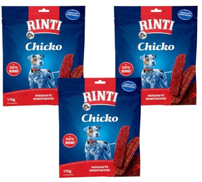 RINTI Chicko Extra Snacks für Hunde mit Rind - Set - 3X 170 g