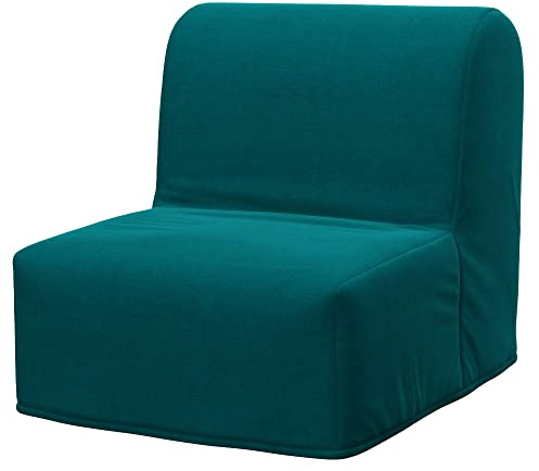 Soferia Sesselschoner Kompatibel Mit LYCKSELE Sessel Sesselbezug Sesselüberzug Sesselhusse Cover Kratzfest Hydrophobie Allergenfrei Elegance Türkis