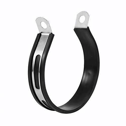 Fydun Montaje De Soporte para Silenciador De Escape De Motocicleta, Tubo Silenciador De Acero Inoxidable, Diseño Semicircular, Compatible con La Mayoría De Motocicletas
