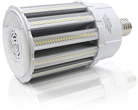 Bright Source LED Corn Light Bulb, E40, 100W, 13000lm, 360° Beam Angle, 6000K Daylight White, Replaces Metal Halide/Son/HID/HPS for Large Spaces/Street/Parking/Garage/Warehouse & Factory