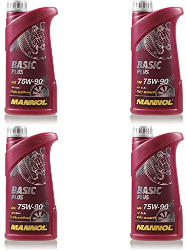 QR-Parts Set 85463329 MN8108-1 4L Original MANNOL Basic Plus 75W-90 API GL 4+ Öl Getriebeöl