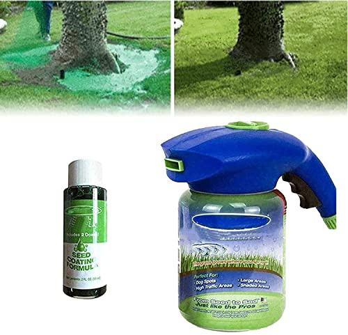 Household Seeding Liquid Lawn Sprays,2026 New Hot LiquidSeeding Grass Lawn Green Spray,Can Make Green Grass Seeds Fast Growing,Household Seeding System Liquid Spray Lawns Care Grass Shot