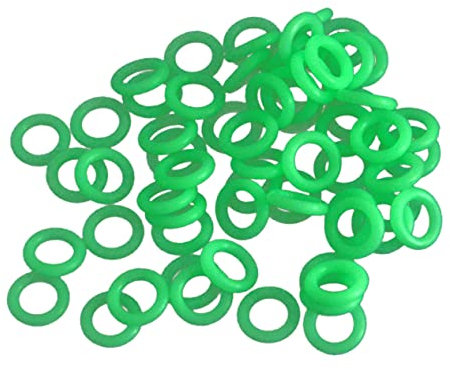 200st Erdnagel Leuchtender Ring Fluoreszierende Campingringe Nachtzeltring Zelthering Leuchtend Zelt Zum Campen Warnring Zelte Zelt Hering Ring Anillos Plastik Angeln Draussen