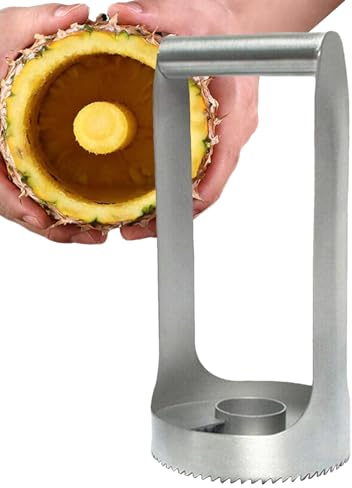 Fukamou Ananasschäler, Ananasschneider-Werkzeug, Edelstahl-Ananasschäler Für Die Küche, Obstschneider-Werkzeug, Küchenhelfer Für Ananas, Birne