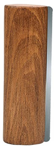 Milisten Pferdeputzschaber aus 20cm Holz mit Metallzinken Ergonomischer Griff Rutschfest Pferdepflegebürste für Fellreinigung Pferdehalter Pferdepflege