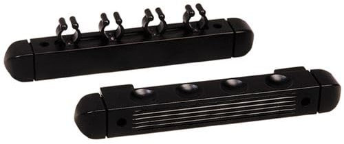 Lexor Queue-Wandhalter für 4 Billardqueues Schwarz