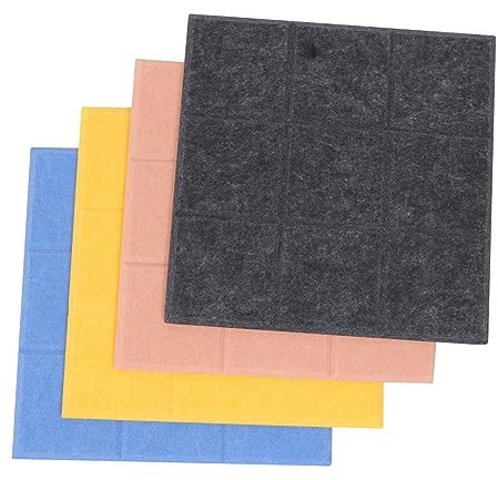 OFFSCH 4 Stücke Filz Bulletin Board Bar Streifen Selbst-adhesive Aufkleber Für Memo Foto Display