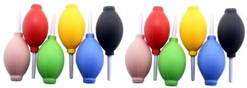 KONTONTY 12 Stk Kugelgebläse Reinigen Air-styler Ball Kameragebläse Schlauch Wiederaufladbar Airbrush Luftzerstäuber Druckluft Luftgebläsebirne Lkw Pumpe Jet Neues Tpe-material