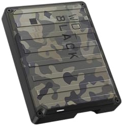 WD_BLACK P10 6TB Game Drive, Portable External Hard Drive, Speeds Up to 130 MB/s, USB 3.2 Gen 1, Works with Playstation, Xbox, PC, Includes One Month Discord NITRO offer, Camo