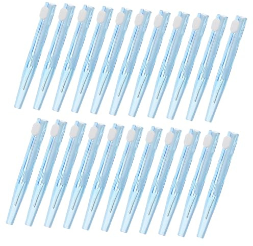 FRCOLOR 40 St Interdentalborstar för Tandställning Mjuka Borst för Rengöring Tänder och Kompakt Tandborstkit för Resor och Daglig Munvård