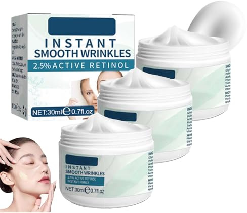 5 Sekunden Lifting Firming Anti-Aging Creme Frauen, Antifaltencreme Soforteffekt, Instant Face Tightener Cream, Natürliche Feuchtigkeitscreme für Glatte Hau, For Tränensäcke und schlaffe Hauts (3)