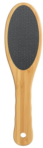 argtnayk Hornhautentferner Bamboo Griff – Nano-Glas Hornhautfeile FüR FußPflege,Plastikfrei FußPflege Werkzeug Zum Sanft Entfernen Von Hornhaut Am Fuß,Premium FußRaspel FüR SchöNe FüßE FußSchrubber