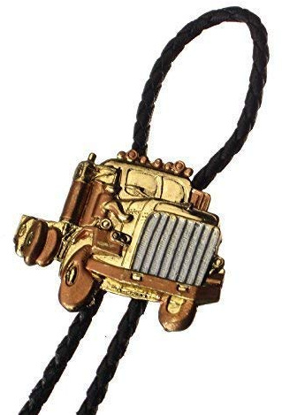 Piratenladen Bolotie mit US- Truck, Trucker, Fernfahrer, Bolo Tie