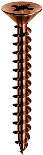 panelvit Schraube flach Kopf 3 5 x 30 brüniert (% 5) [Mustad]