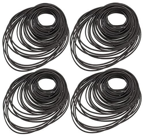 Cassette Tape Belt,Biluer 180PCS Mix Machine Square Belt Tape Machine Belts Universal Repair Belt For Recorders Video Machines DVD Drive