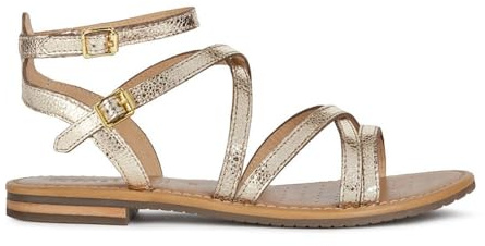 Geox Donna D Sozy S G Sandali Donna, Oro (Gold), 35 EU