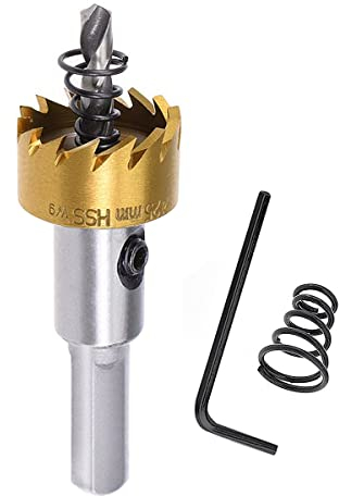 SagaSave 25 MM Fresa per fori in carburo ad alta velocità, per metallo, acciaio inossidabile, rame, ferro
