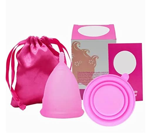 Copa de Período Suave, Copa Menstrual para Mujer, Silicona, Uso Cómodo, Seguro, Fácil de Limpiar para el Verano (P 6.2x4.3cm / 2.44x1.69in)