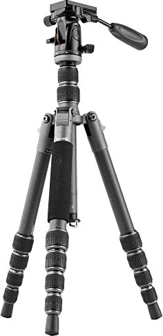 Vanguard Veo 3GO 235CP - Trípode Fibra de Carbono Ultra-Compacto para telescopio