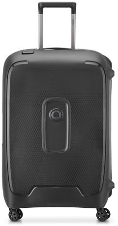 DELSEY Paris - MONCEY - Valise Moyenne Rigide Matière Recyclée et Recyclable - 69x47x28 cm - 73 litres - M - Noir