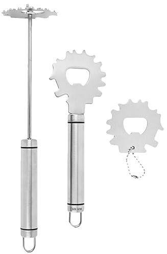 Yardwe 3pièces Grattoir à Barbecue Inoxydable De Outils De Nettoyage Polyvalents pour Conçu pour Barbecues Fumeurs Et Fours Prise Ergonomique Et Efficacité Optimale