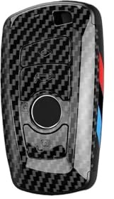 DAVBIR Schlüsselhülle Für BMW X3 X5 X6 F30 F34 ABS Carbon Faser Stil Auto Schlüssel Fall Abdeckung Shell Fob F10 F20 G20 G30 G01 G02 G05 F15 F16 1 3 5 7 Serie Auto Schlüsselgehäuse (Color : 1 UK)