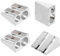 12 Stück Metall 2 Loch Bleistiftspitzer aus Magnesium Doppelspitzer Doppelklinge Bleistiftspitzer Handheld Metall Bleistiftspitzer für Familie Schule Büro