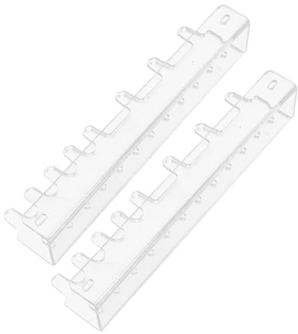 Parliky 2stücke Schmuck Organizer Wandhalterung Hängender Schmuckhalter Ohrring Organizer Halskette Halter Wandschmuckaufhänger Ohrringaufhänger Haushaltsbedarf