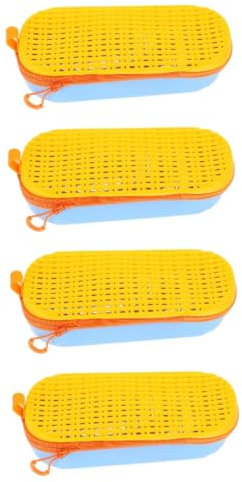 BESPORTBLE 4 Stück Aufbewahrungsbox für Schwimmbrillen Brillenträger Abflussloch-Brillenkästen Schwimmbrillen Aufbewahrungsbox Schutzbox für Schwimmbrillen Brillenetui tragbare Brillenboxen