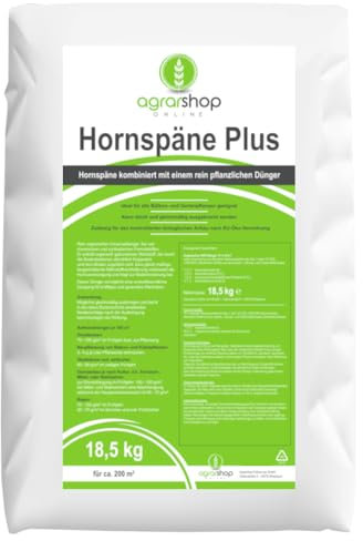 Agrarshop Hornspäne Plus 18,5 kg Universaldünger Gemüsedünger Blumendünger