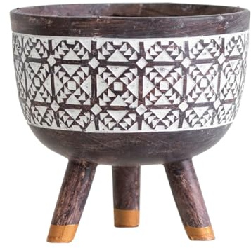 Indoor Pot Cover 12cm Small Houseplant Stand Holder Planter Office Home Decor (1)