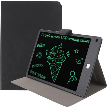 12 -Zoll -LCD -Tablette für Erwachsene, Zeichnen von Tabletten Wiederverwendbares Löschen Digitaler Notizblock