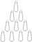Milisten 10Pièces Support de Plantes Grimpantes Plastique de Accessoires de Plantation pour Extérieurs Étagère Escalade Durable et Réutilisable