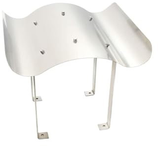 Snsowed Comignolo per Canna Fumaria in Acciaio Inossidabile Argento,Accessori caminetti e stufe a legna-142988