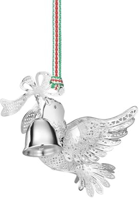 Newbridge Silverware LW907 Dove with Bell Christmas Tree Decoration