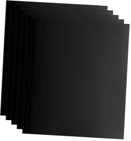 NUOBESTY 5 pièces Lot de Tapis de Cuisson BBQ Réutilisables Antiadhésifs Épaisse Résistant Chaleur pour Four Grill et Pâtisserie Facile à Nettoyer