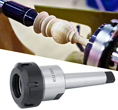 ERYUE Portabrocas de Mandril Cónico Morse MTA3 ER40UM, Alta Dureza, Duradero para Fresadora de Torno, 3-26mm