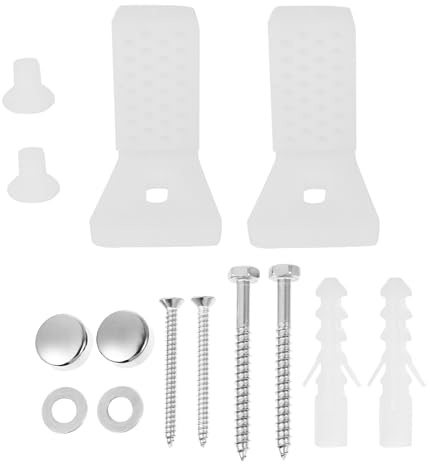 MAGICLULU Set Viti per Piedini Wc, Bulloni Fissaggio Pavimento per Sedile Water, Accessori Stabili per Installazione Bidet e Lavabo Semi-sospeso