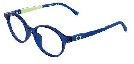 Lacoste L3668 410 transparent blå 44/16/130 barn glasögonram