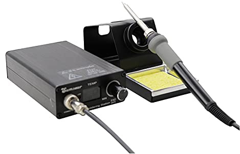 Stazione di saldatura, Saldatura elettrica Ferro digitale regolabile Temperatura FAI DA TE Portatili T12 rilavorazione saldatura stazione saldatura dissaldatura Strumenti di riparazione(T1288D)