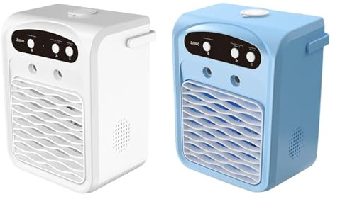 Enfriador De Aire: Ventilador De Refrigeración Portátil De 3 Velocidades, Unidad Humidificadora De Cabecera, Unidad De Aire Acondicionado Evaporativo, Enfriador De Altavoz Inalámbrico | Apartamento Ti