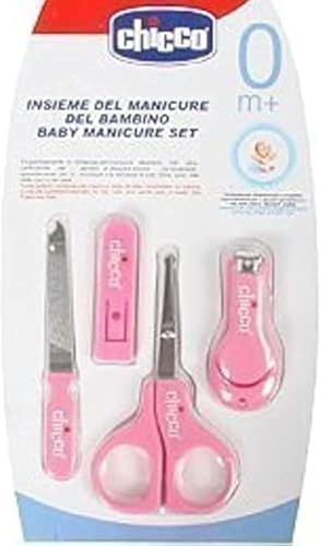 Manucure pour enfants et bébés - Ciseaux Set Nail Clippers Filer & Rose où Bleu - 0M +