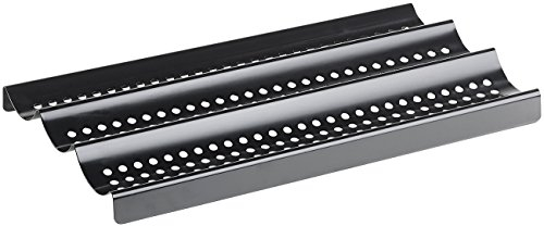 Rosenstein & Söhne Teglie per biscotti - Vassoio per baguette: Teglia per baguette in acciaio al carbonio, Rivestimento antiaderente (Teglia per il pane, Teglia, lavastoviglie)