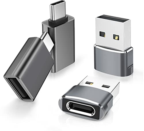 Elebase Samgsung S25 USB to USBC Adapter with Type C OTG Adaptor 4P,USBA Male to C Female Converter for Galaxy S24 S23 Plus Ultra FE,Z Fold Flip 7 6,Galaxy Tab S10 S9,Google Pixel 9 8,AirPods 4