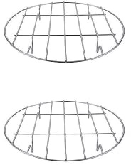 2Pcs 6/7/8/9 Inch Round Cooking Cooling Racks Stainless Steel Round Rack for Steaming Rack and Air Fryer Cooking Steamer Rack for Air Fryer Pressure Cooker Oven