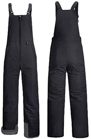 Salopette da sci da uomo, impermeabile, antivento, isolante, per uomo e donna, pantaloni invernali da sci e snowboard