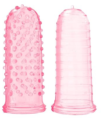 Sexy Finger Ticklers mit Noppen - rosa