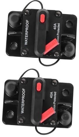 OSALADI 2stücke Auto Reset Sicherungsautomat Für Wohnmobile Lkw Boote Manuelle Wiederherstellung Überlastschutz Stromkreisunterbrecher
